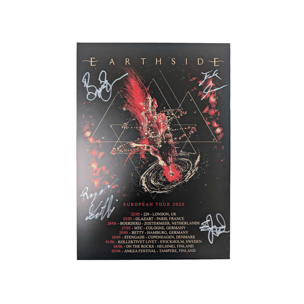 Signed 2026 EU Tour Poster - A3